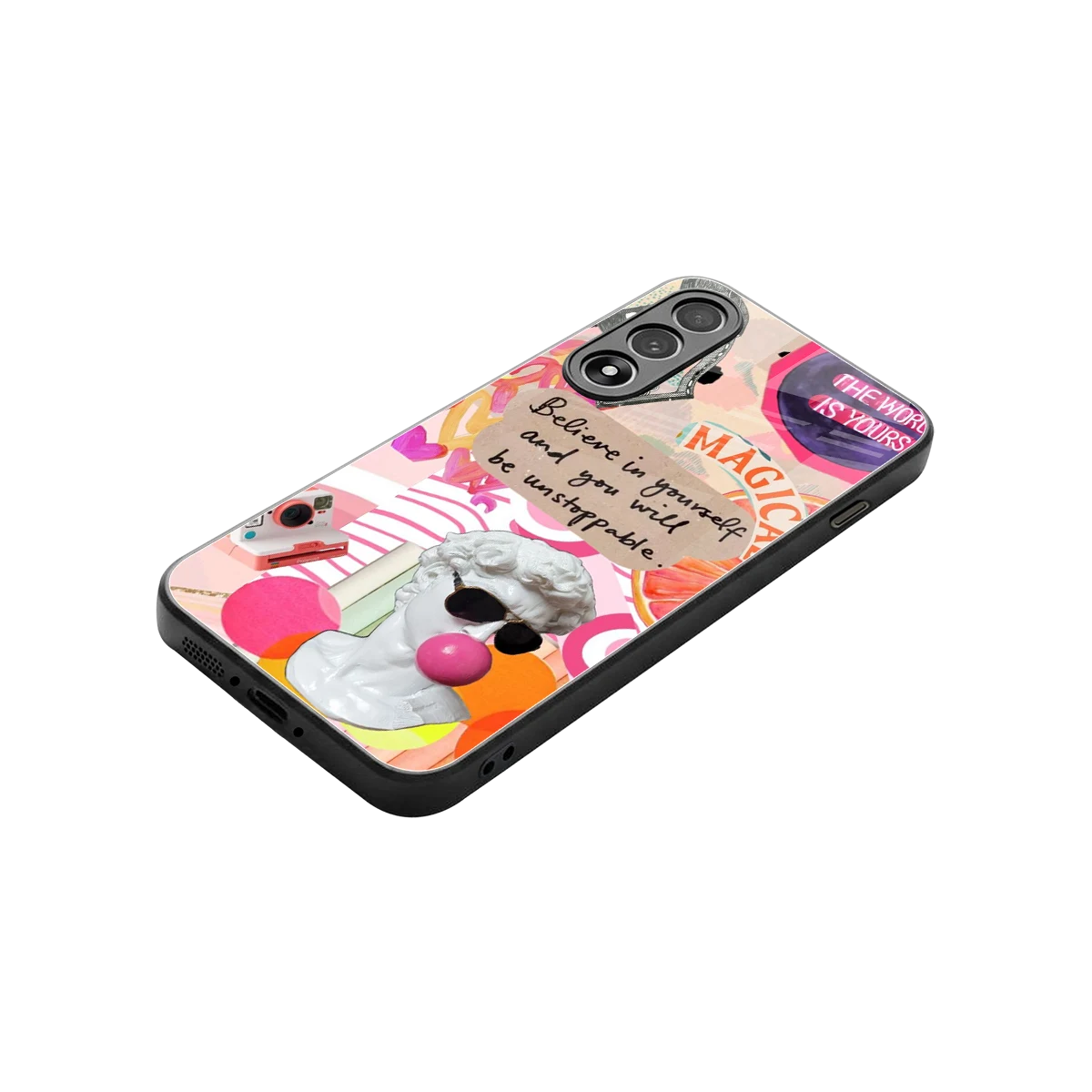 Unstoppable stylish phone case for oneplus nord 5 | glossy glass and slim fit
