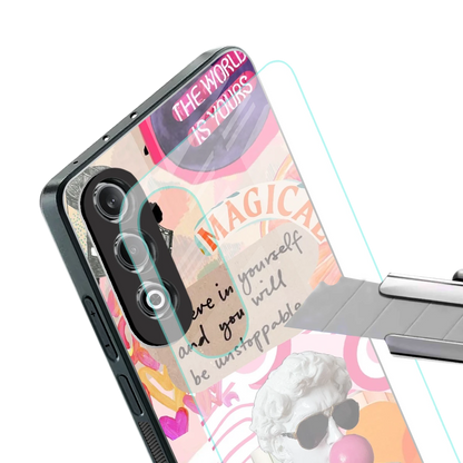 Unstoppable stylish phone case for oneplus nord ce 4 | glossy glass and slim fit