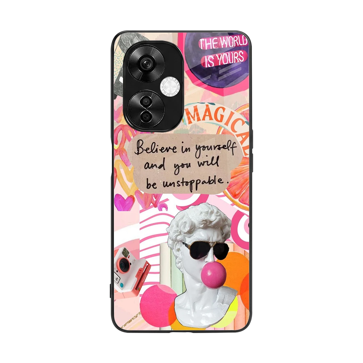 Unstoppable back phone cover | glass case for oneplus nord ce 3 lite