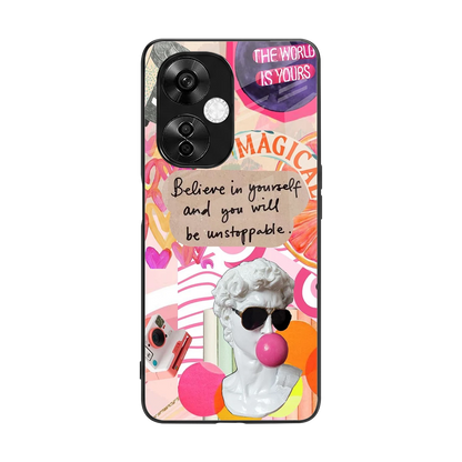 Unstoppable back phone cover | glass case for oneplus nord ce 3 lite