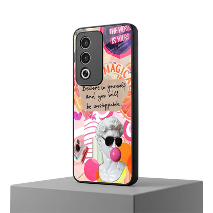 Unstoppable oppo a3 pro mobile cover | shockproof glass phone case