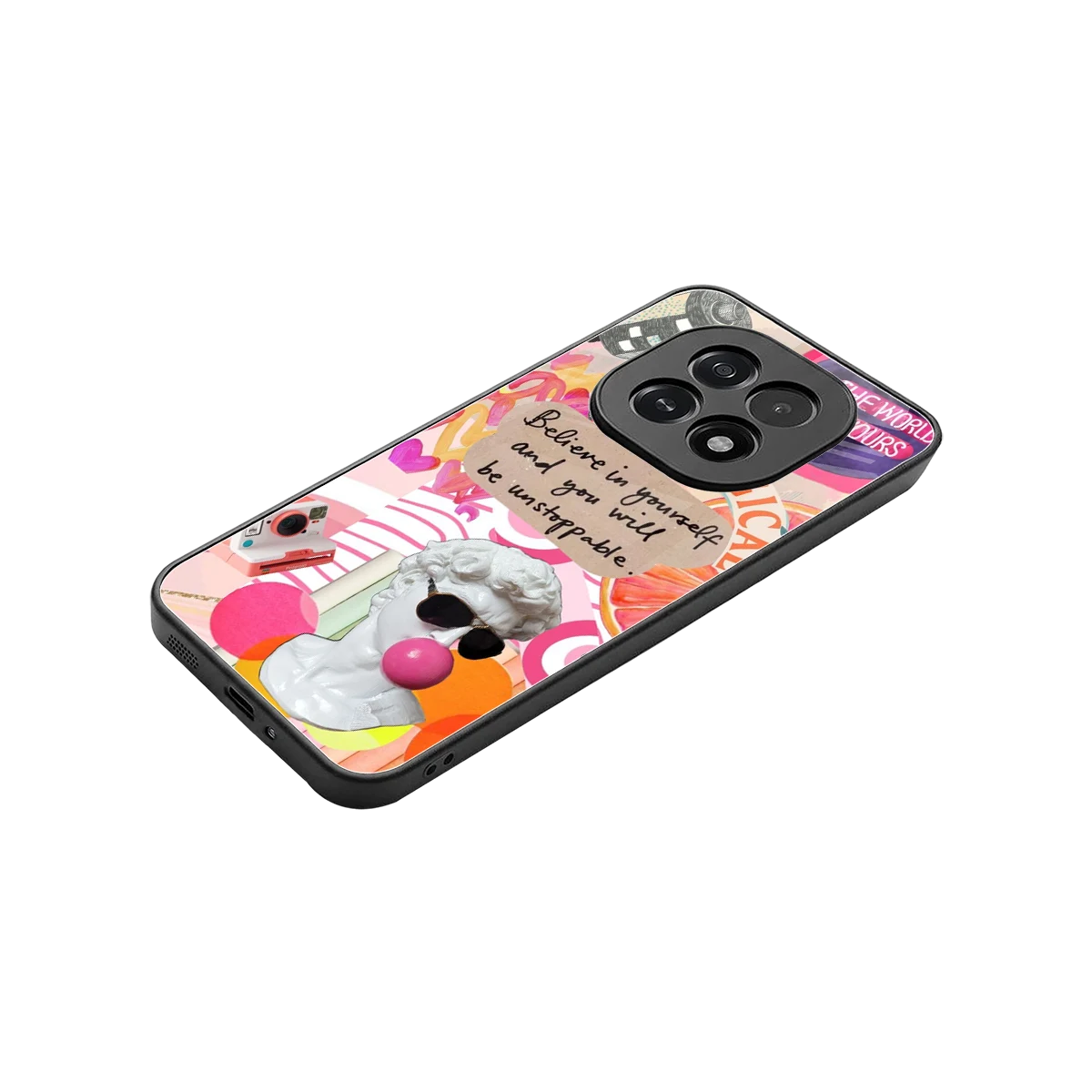 Unstoppable stylish phone case for oppo f29 5g | glossy glass and slim fit