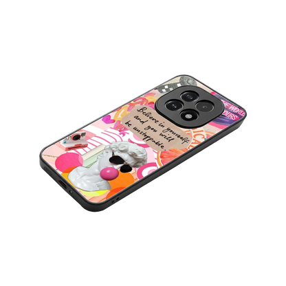 Unstoppable stylish phone case for oppo f29 5g | glossy glass and slim fit