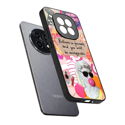 Unstoppable sleek oppo f29 pro 5g cover with tempered glass back and TPU edges