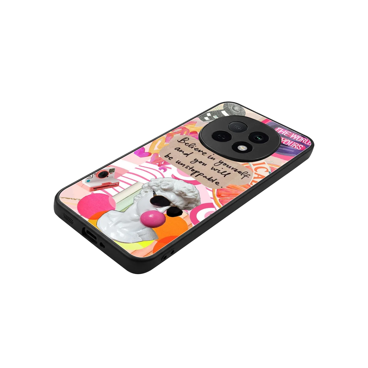 Unstoppable stylish phone case for oppo f29 pro 5g | glossy glass and slim fit