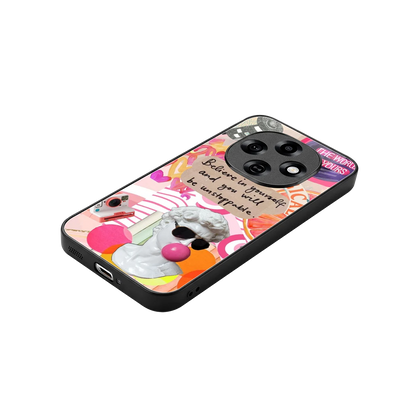 Unstoppable stylish phone case for oppo f31 pro 5g | glossy glass and slim fit