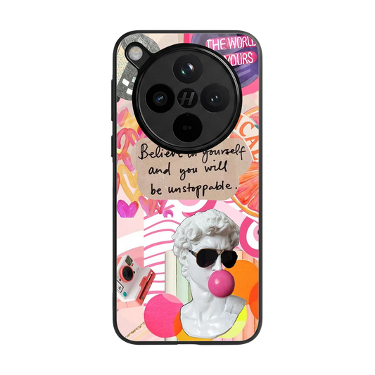 Unstoppable back phone cover | glass case for oppo find x8