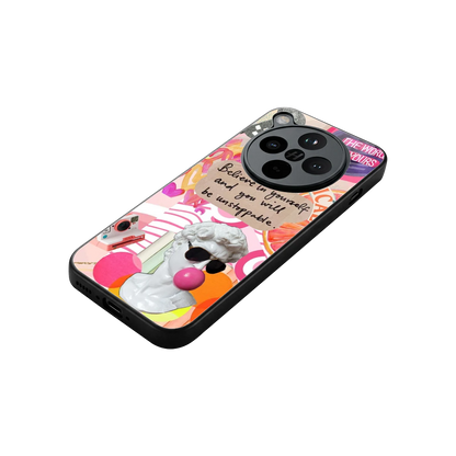 Unstoppable stylish phone case for oppo find x8 | glossy glass and slim fit
