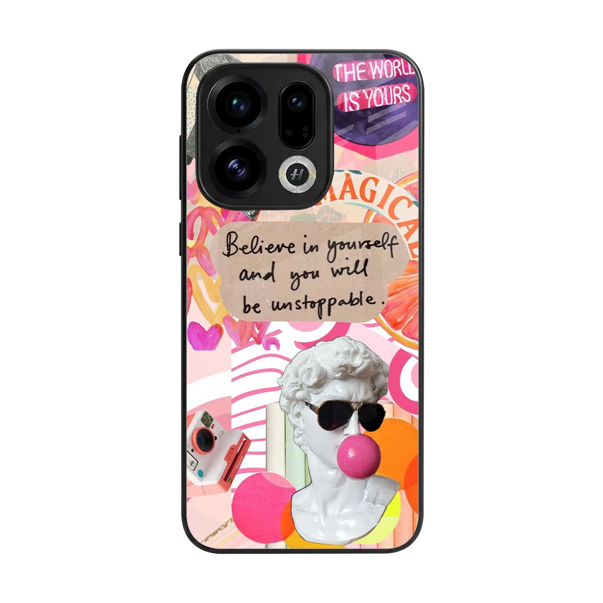 Unstoppable back phone cover | glass case for oppo find x9