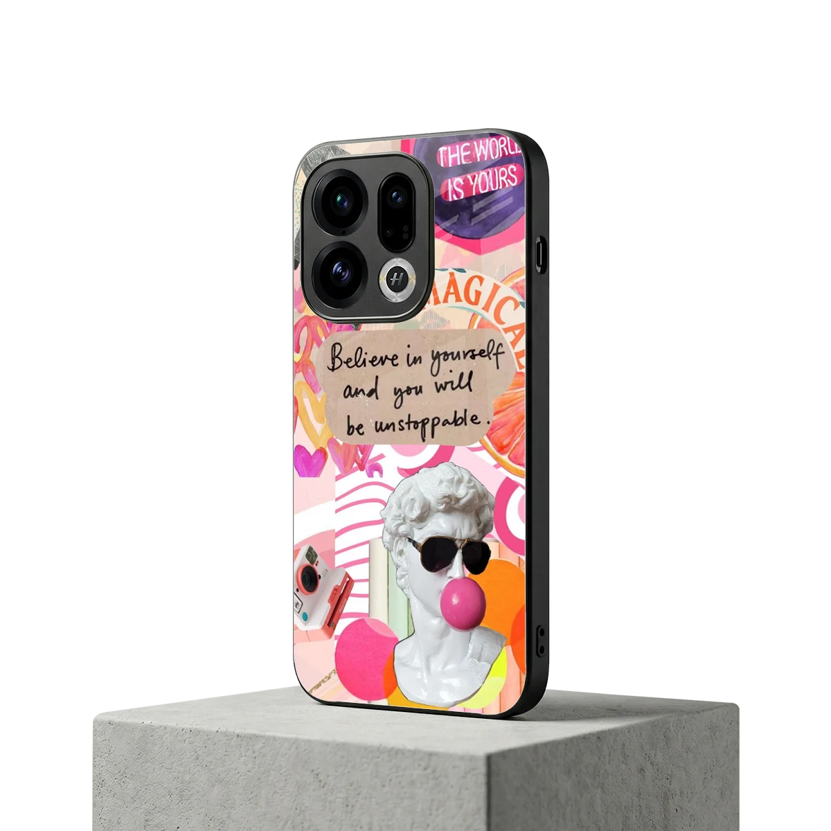 Unstoppable oppo find x9 mobile cover | shockproof glass phone case