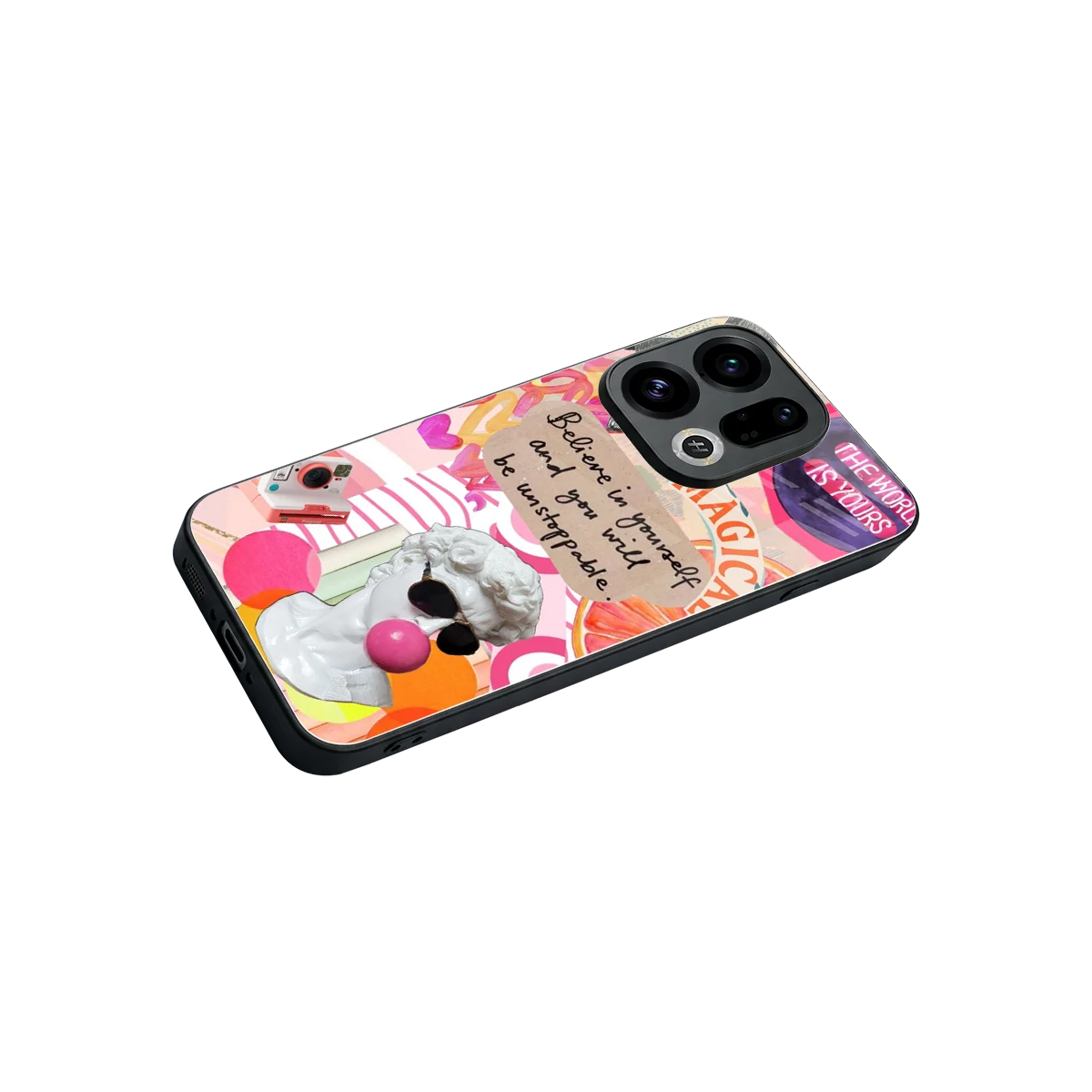 Unstoppable stylish phone case for oppo find x9 | glossy glass and slim fit