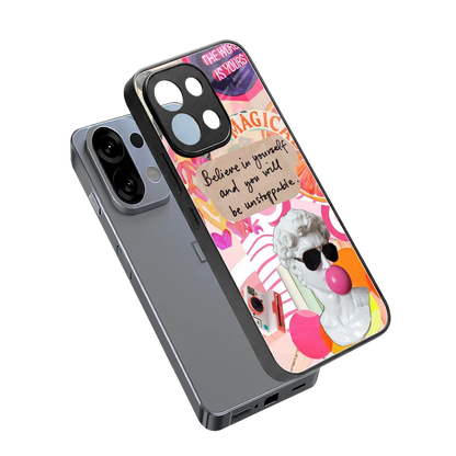 Unstoppable sleek oppo k13 5g cover with tempered glass back and TPU edges