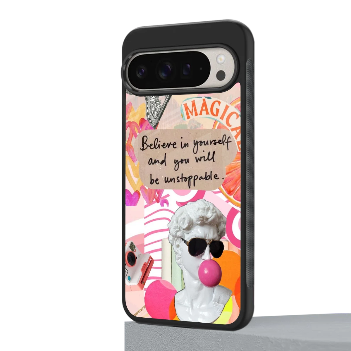 Unstoppable google pixel 9 pro mobile cover | shockproof glass phone case