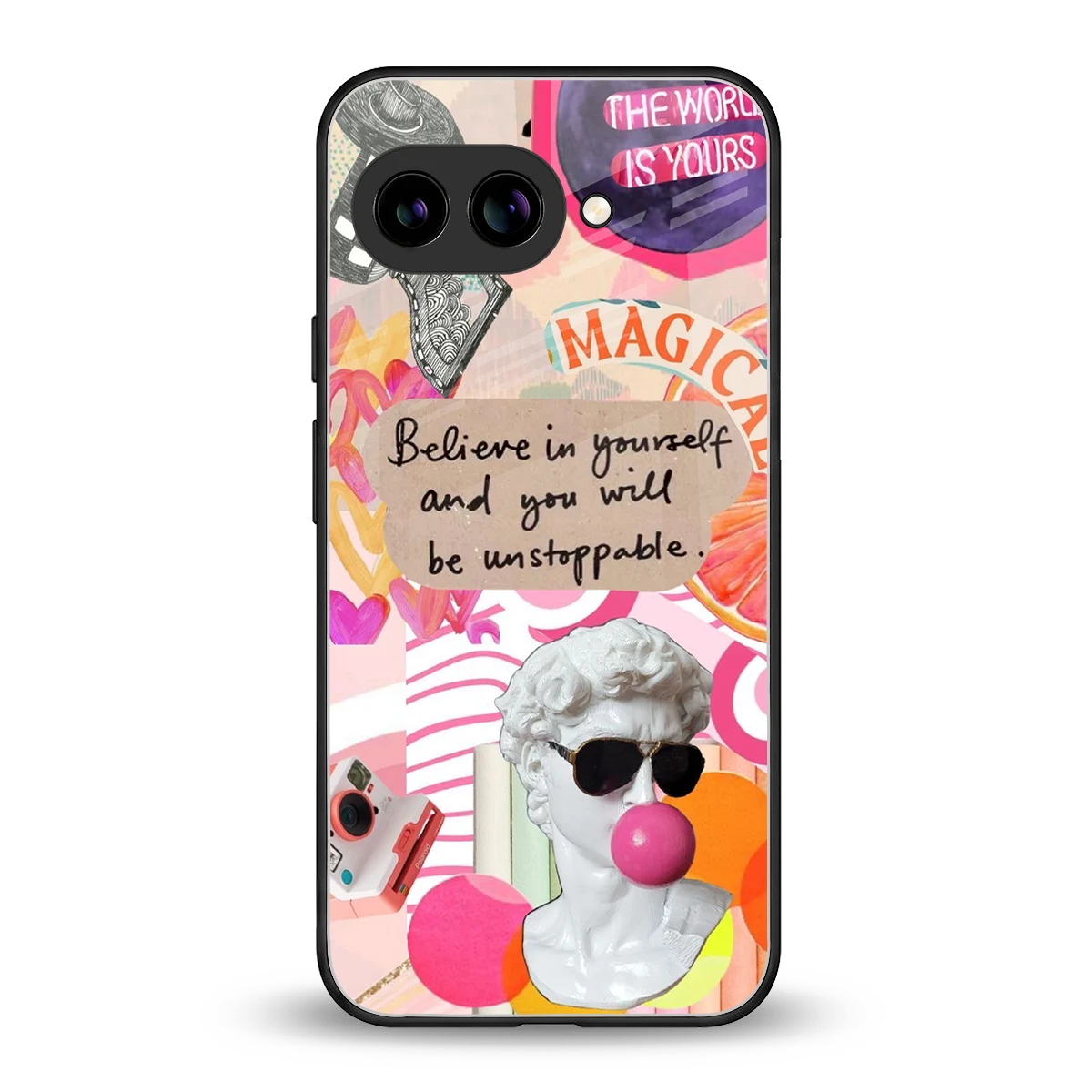 Unstoppable back phone cover | glass case for google pixel 10a