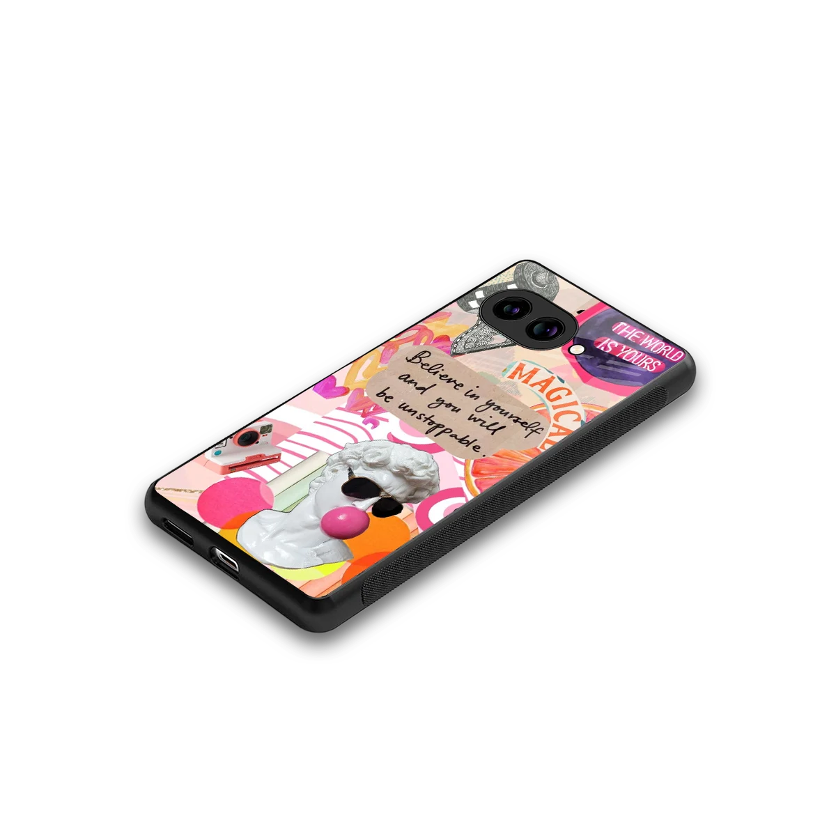 Unstoppable stylish phone case for google pixel 10a | glossy glass and slim fit