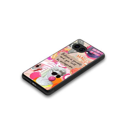 Unstoppable stylish phone case for google pixel 10a | glossy glass and slim fit