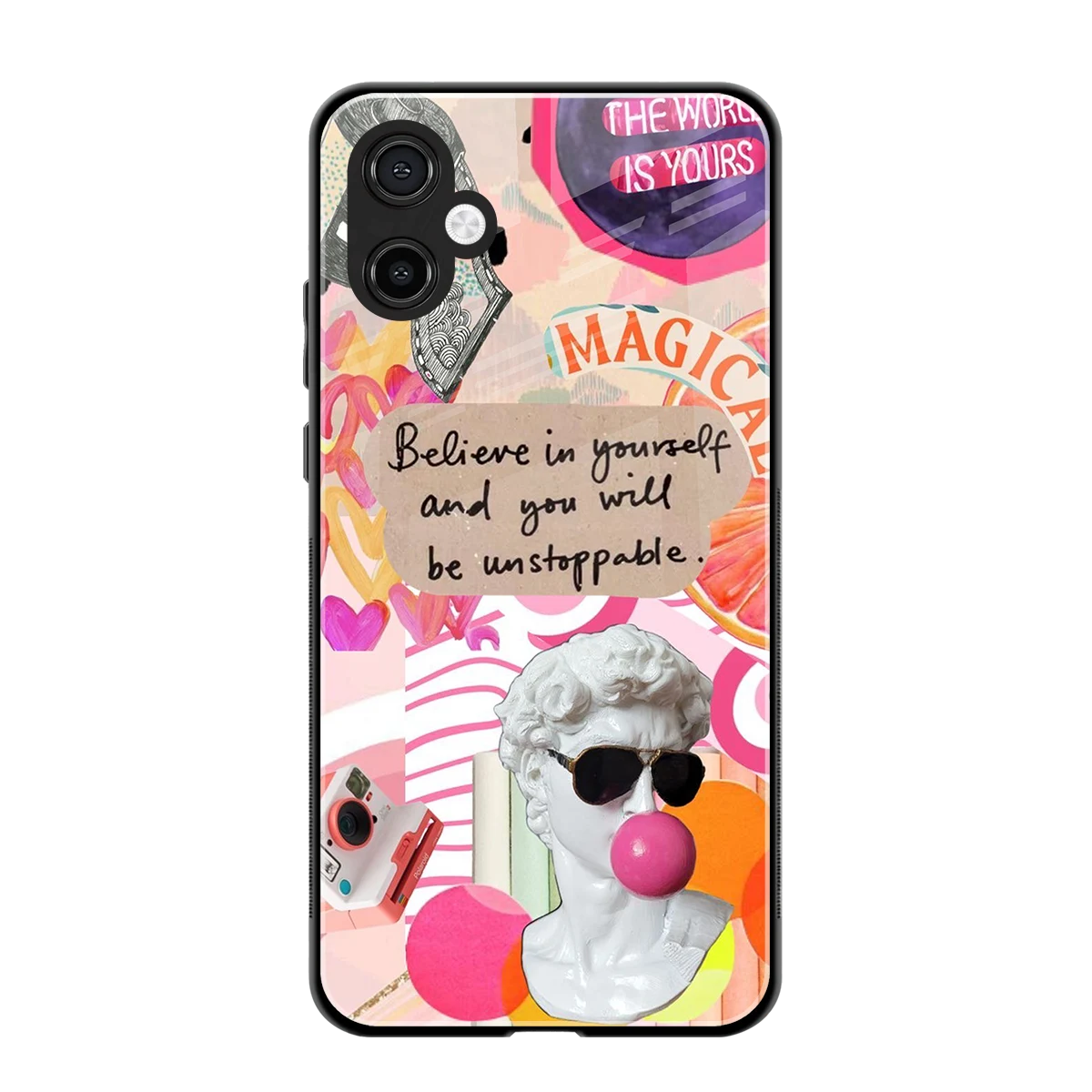 Unstoppable back phone cover | glass case for samsung galaxy a06 5g