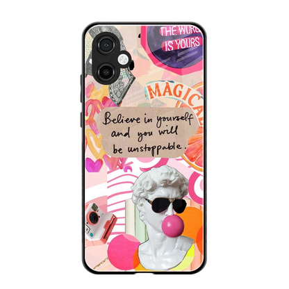 Unstoppable back phone cover | glass case for samsung galaxy a06 5g