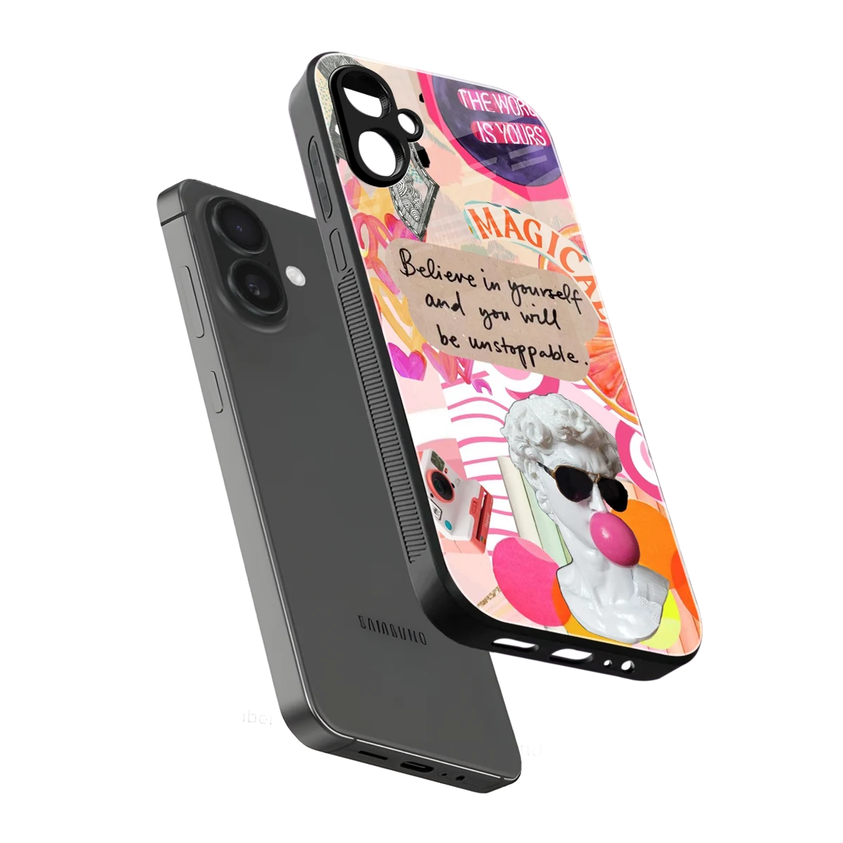 Unstoppable sleek samsung galaxy a06 5g cover with tempered glass back and TPU edges
