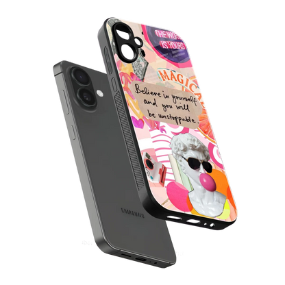 Unstoppable sleek samsung galaxy a06 5g cover with tempered glass back and TPU edges