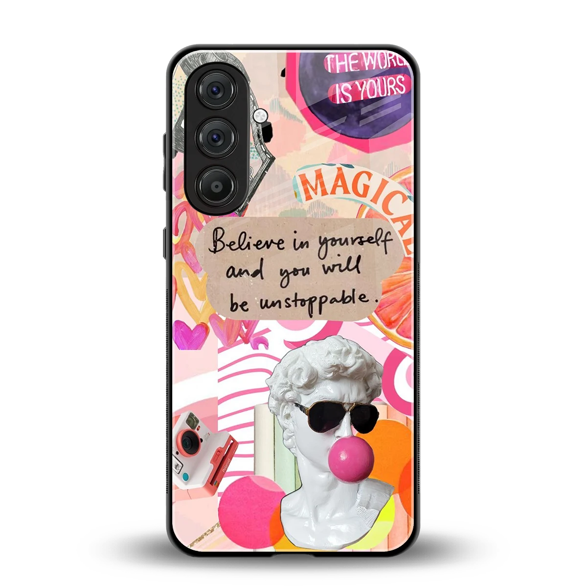 Unstoppable back phone cover | glass case for samsung galaxy a37 5g