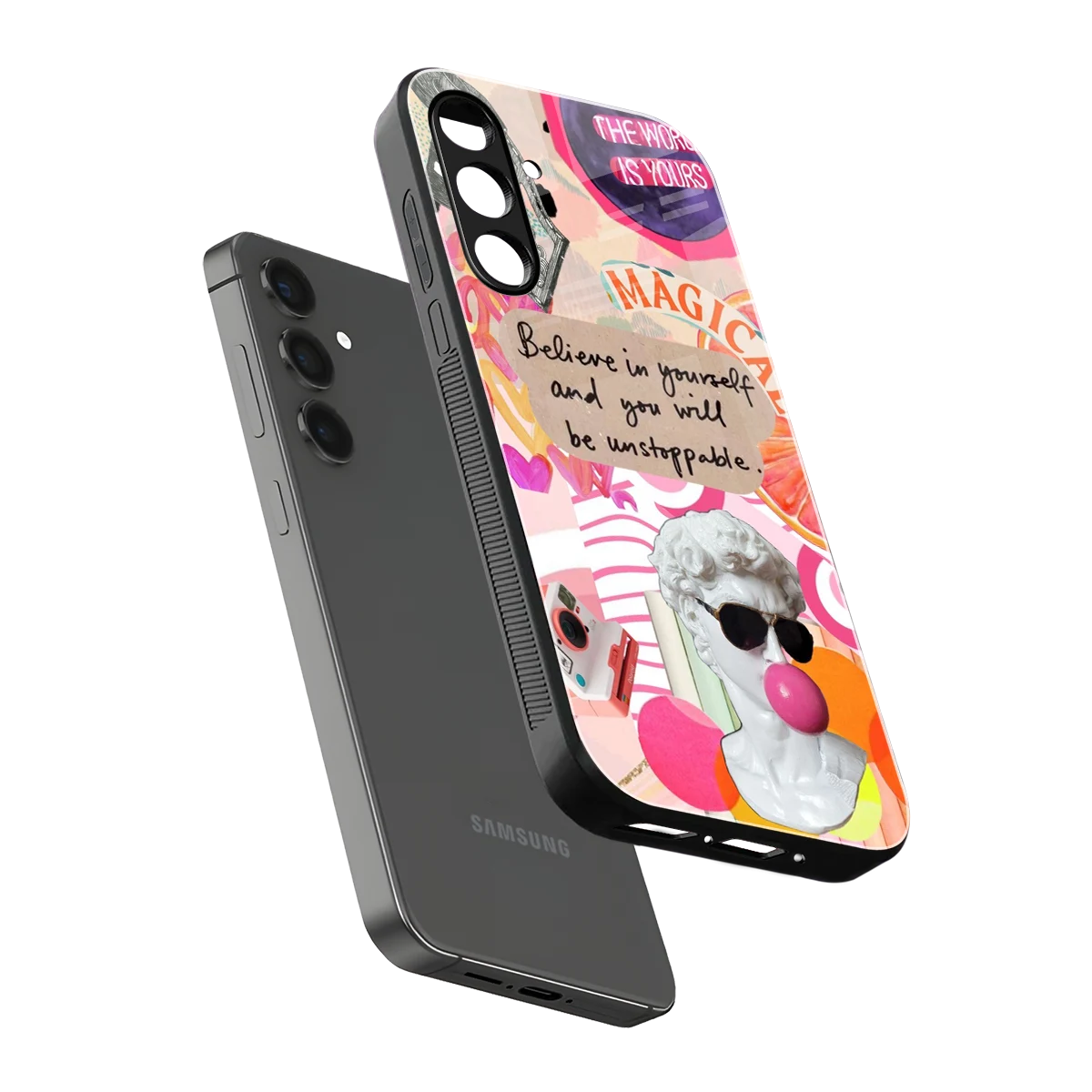 Unstoppable sleek samsung galaxy a16 5g cover with tempered glass back and TPU edges