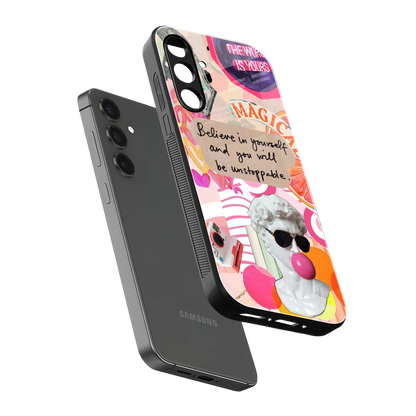 Unstoppable sleek samsung galaxy a16 5g cover with tempered glass back and TPU edges