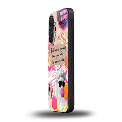Unstoppable samsung galaxy a37 5g mobile cover | shockproof glass phone case