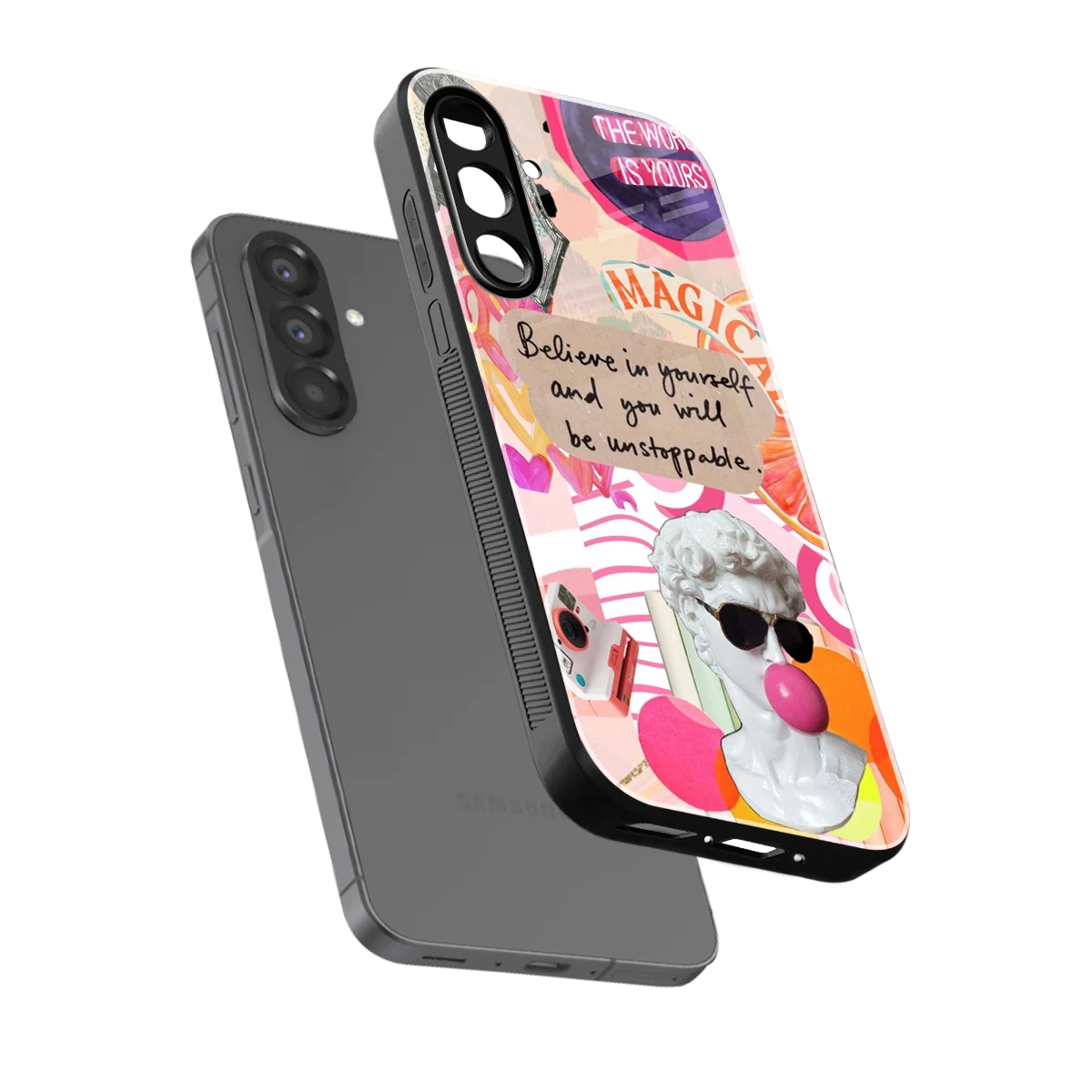 Unstoppable sleek samsung galaxy a37 5g cover with tempered glass back and TPU edges
