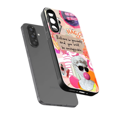 Unstoppable sleek samsung galaxy a37 5g cover with tempered glass back and TPU edges
