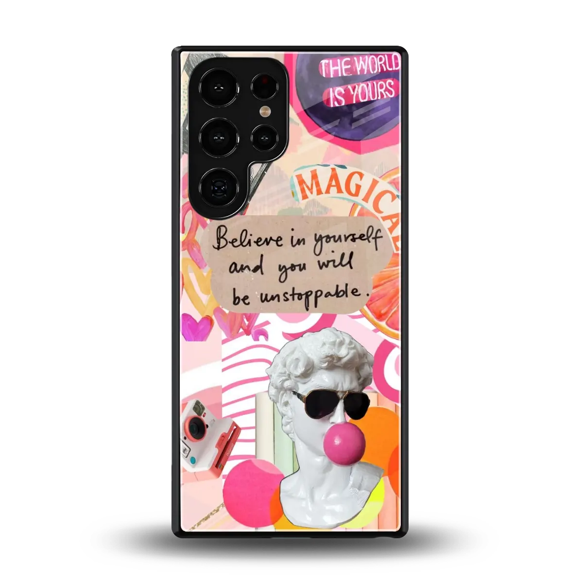 Unstoppable back phone cover | glass case for samsung galaxy s25 ultra
