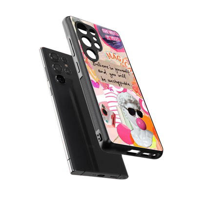 Unstoppable sleek samsung galaxy s25 ultra cover with tempered glass back and TPU edges