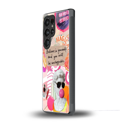 Unstoppable samsung galaxy s25 ultra mobile cover | shockproof glass phone case