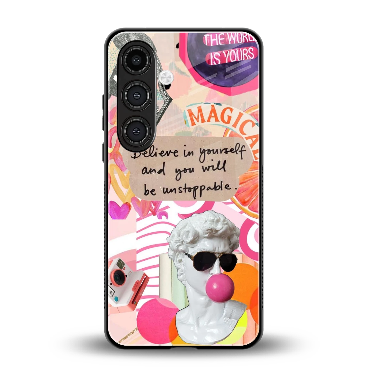 Unstoppable back phone cover | glass case for samsung galaxy s24