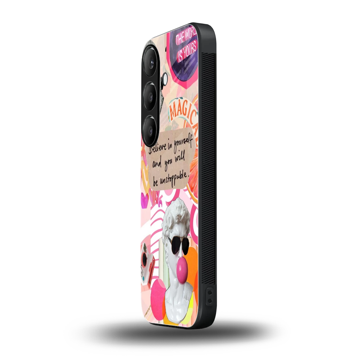 Unstoppable samsung galaxy s24 mobile cover | shockproof glass phone case