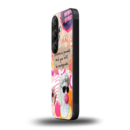 Unstoppable samsung galaxy s24 mobile cover | shockproof glass phone case