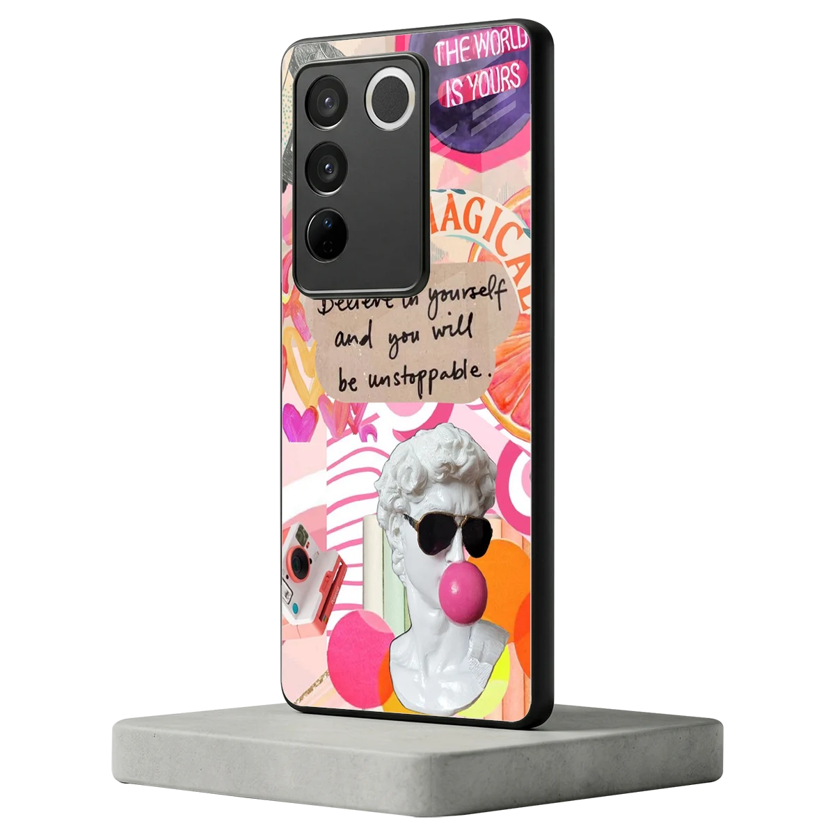 Unstoppable vivo v27 5g mobile cover | shockproof glass phone case