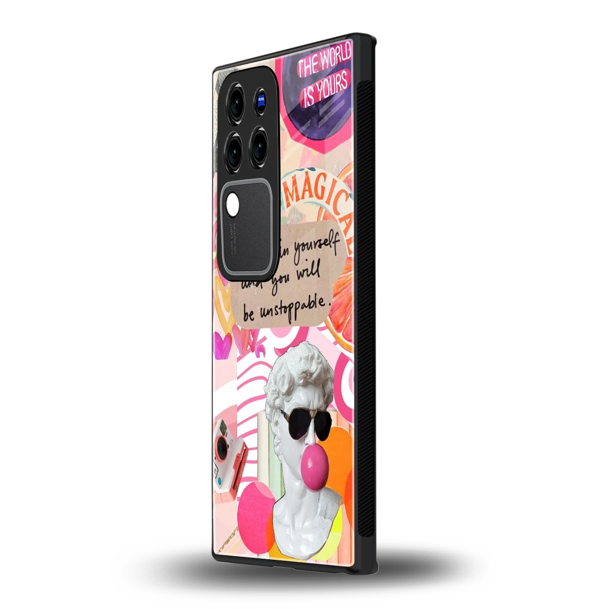 Unstoppablevivo v30 pro mobile cover | shockproof glass phone case