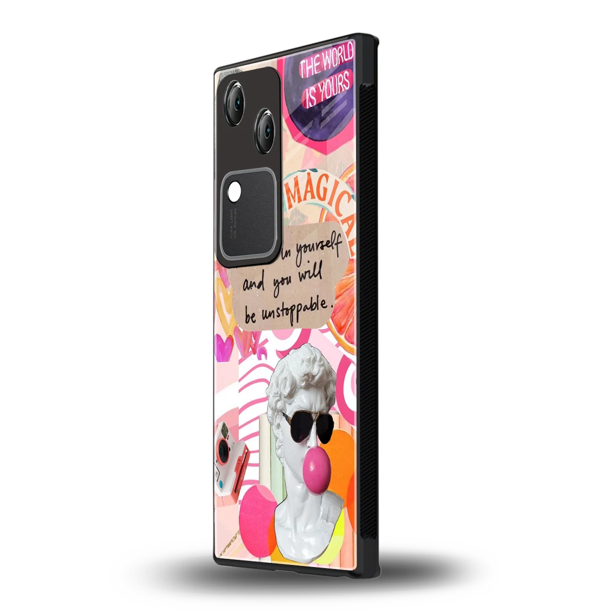 Unstoppable vivo v30 mobile cover | shockproof glass phone case