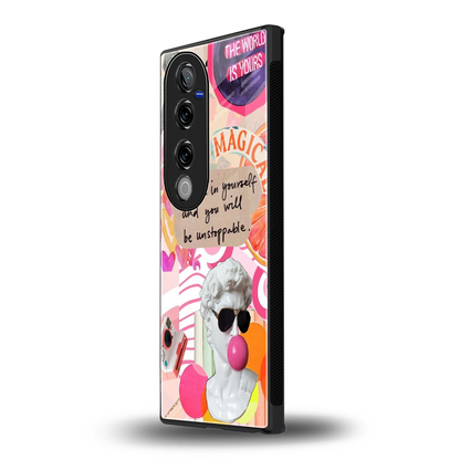 Unstoppable vivo v40 pro mobile cover | shockproof glass phone case