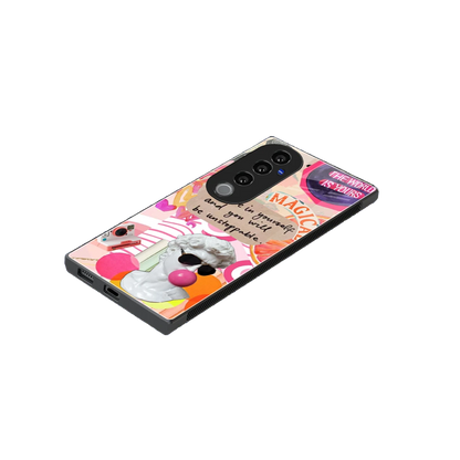 Unstoppable stylish phone case for vivo v40 pro | glossy glass and slim fit