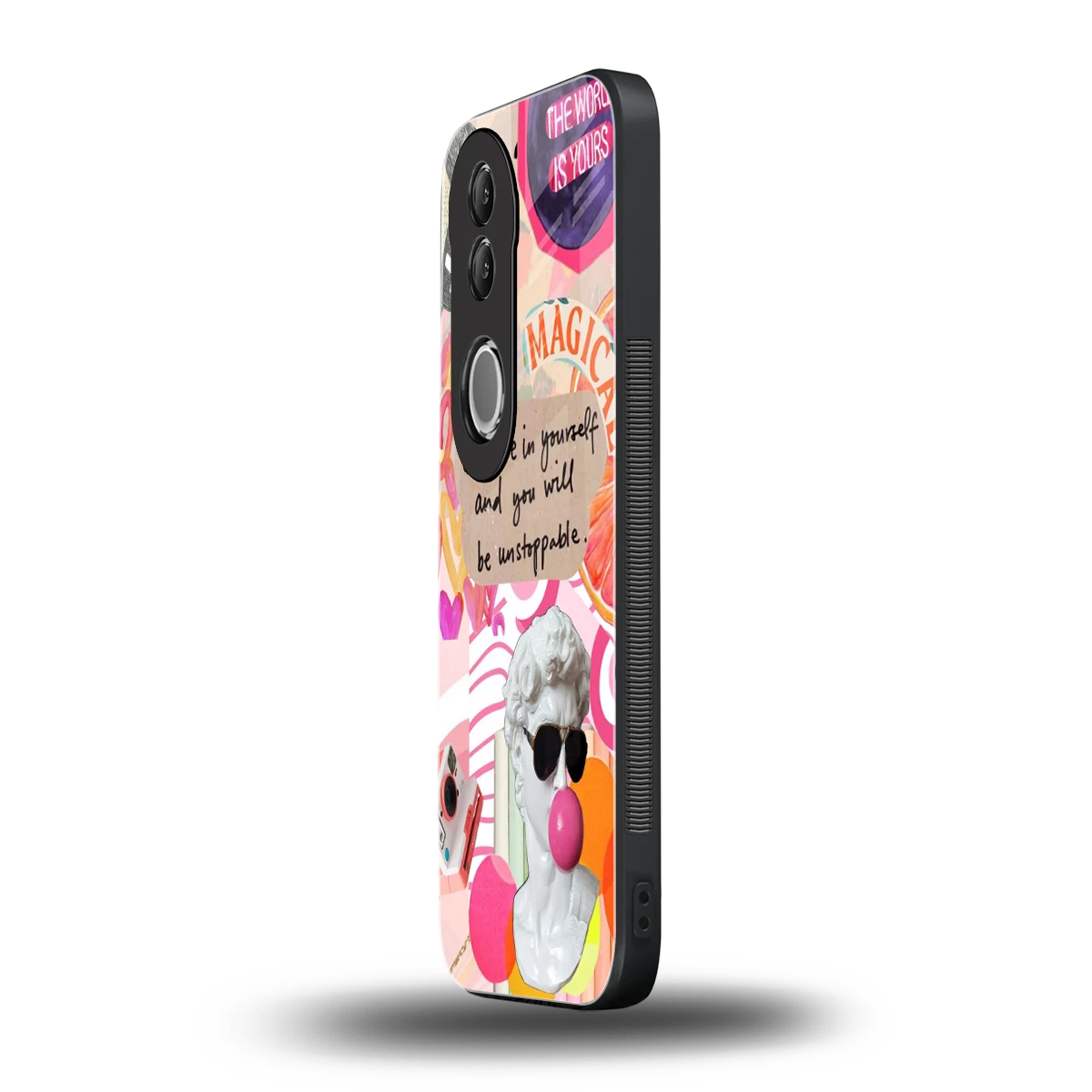 Unstoppable vivo v50 mobile cover | shockproof glass phone case
