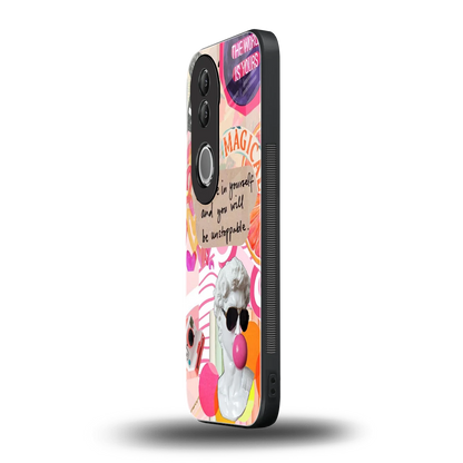 Unstoppable vivo v50 mobile cover | shockproof glass phone case