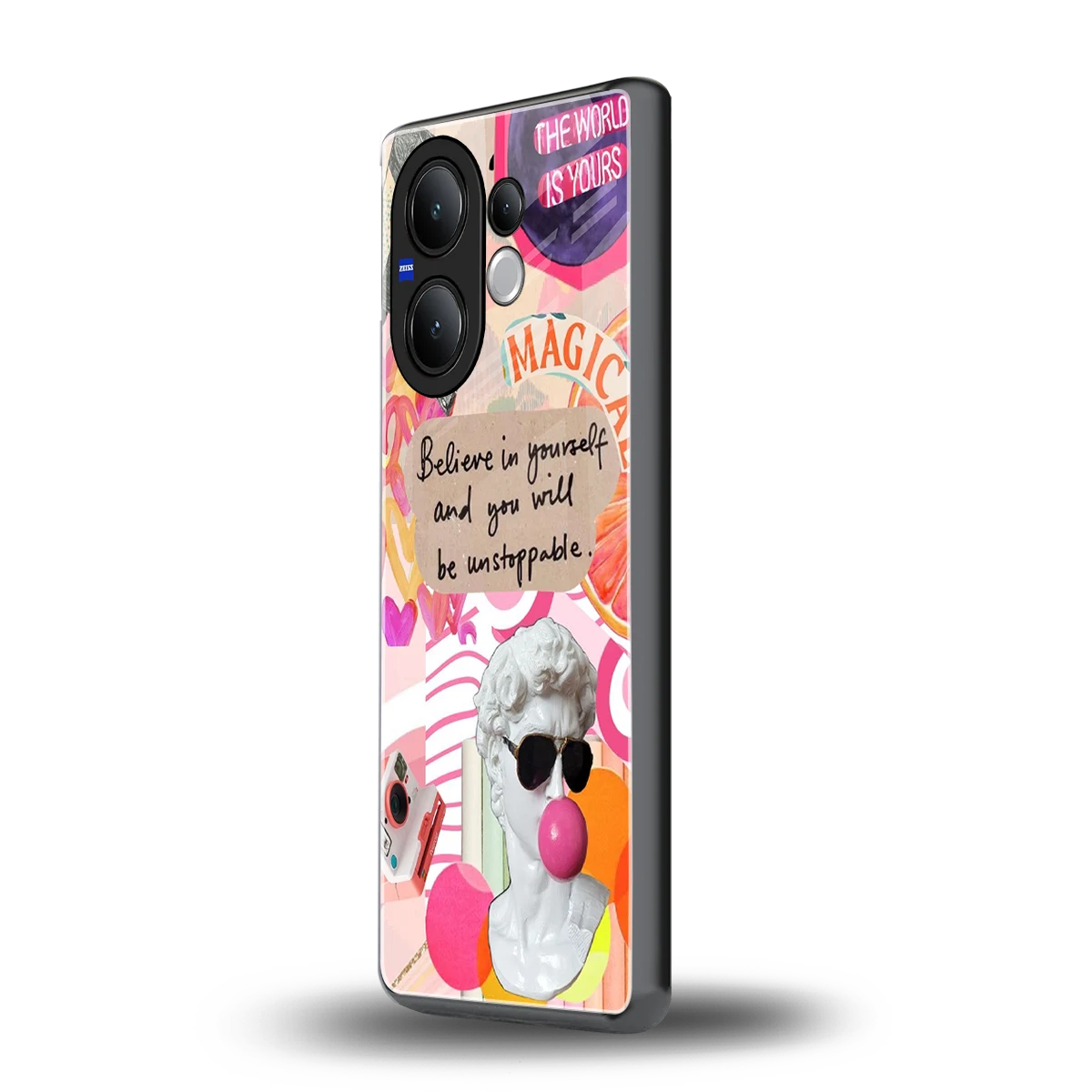 Unstoppable vivo v60 mobile cover | shockproof glass phone case