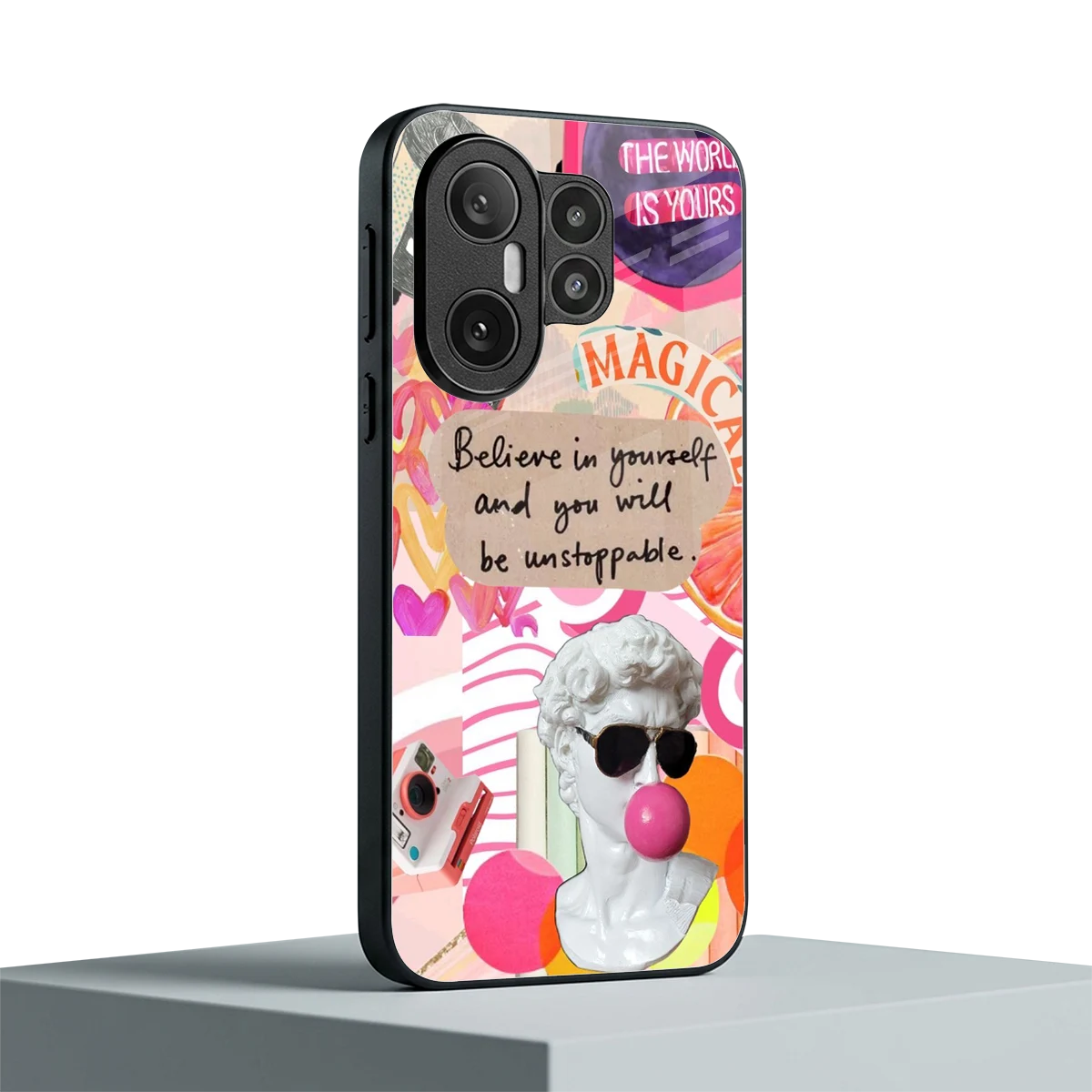 Unstoppable vivo x200 fe mobile cover | shockproof glass phone case