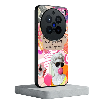 Unstoppable vivo x200 pro mobile cover | shockproof glass phone case