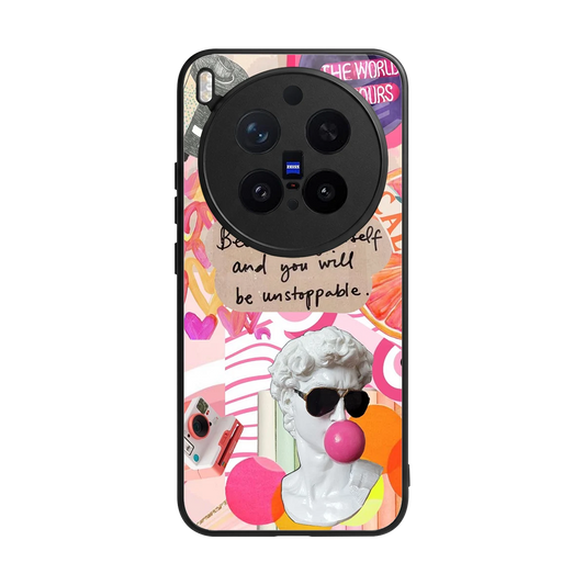 Unstoppable back phone cover | glass case for vivo x300 pro