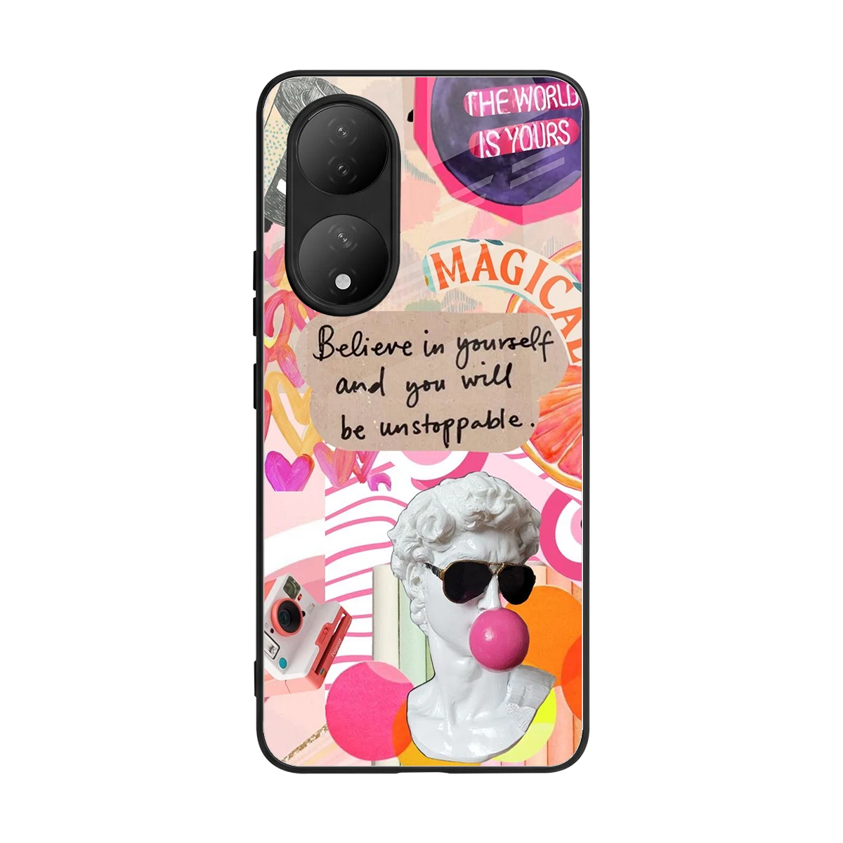 Unstoppable back phone cover | glass case for Vivo-y100
