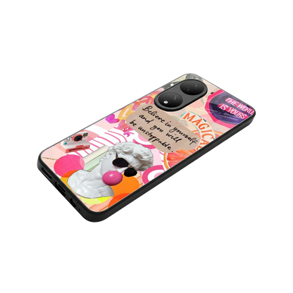 Unstoppable stylish phone case for Vivo-y100 | glossy glass and slim fit