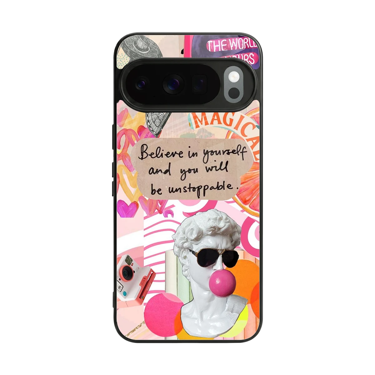 Unstoppable back phone cover | glass case for google pixel 10 pro